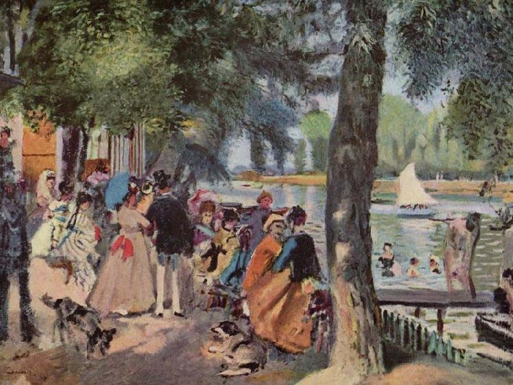 La Grenouillere, Pierre-Auguste Renoir